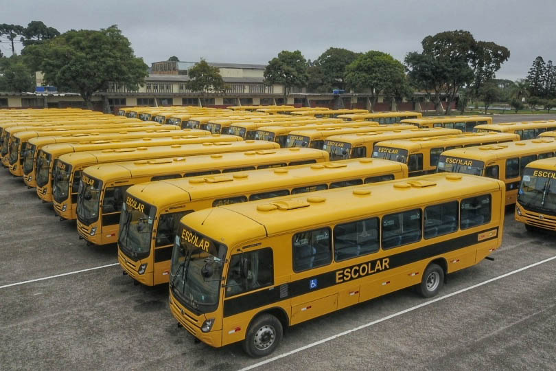 Municípios da AMUNORPI recebem ônibus escolares